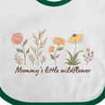 thumbnail image 4 of Inktastic Mommy's Little Wildflower Boys or Girls Baby Bib, 4 of 4