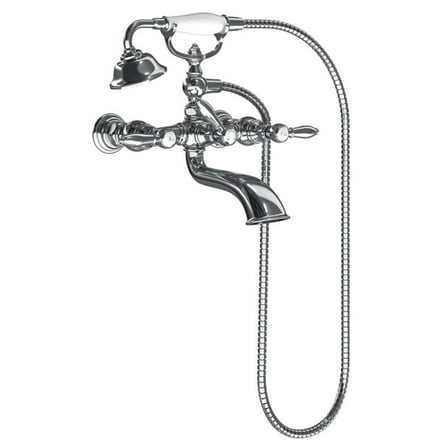Open Box Moen S22110 Weymouth Floor Mounted Clawfoot Tub Filler - Chrome