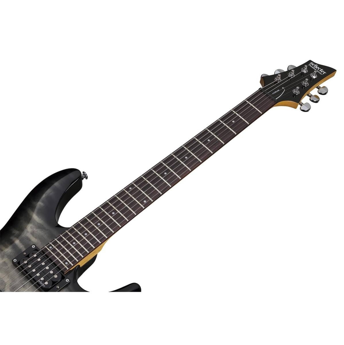 Schecter C-6 Plus Series Electric Guitar - Charcoal Burst