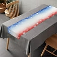 thumbnail image 6 of NSESSHome 4th of July Table Runner,Patriotic Stars Linen Tablecloth Memorial Day Decorations for Home Kitchen Dining Room Indoor Outdoor, Independence Day, Non-Slip Heat Resistance, 6 of 8