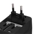 thumbnail image 2 of Adaptateur de voyage universel avec convertisseur de puissance et 2 ports USB pour la Chine, 2 of 4