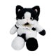 thumbnail image 1 of Linda mochila de peluche de gato Catada de peluche de gato para amantes de las mascotas para niños adolescentes negro, 1 of 8
