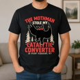 thumbnail image 2 of Mothman Catalytic Converter Humor Graphic T-Shirt, Unisex Classic Fit Tee, 2 of 9