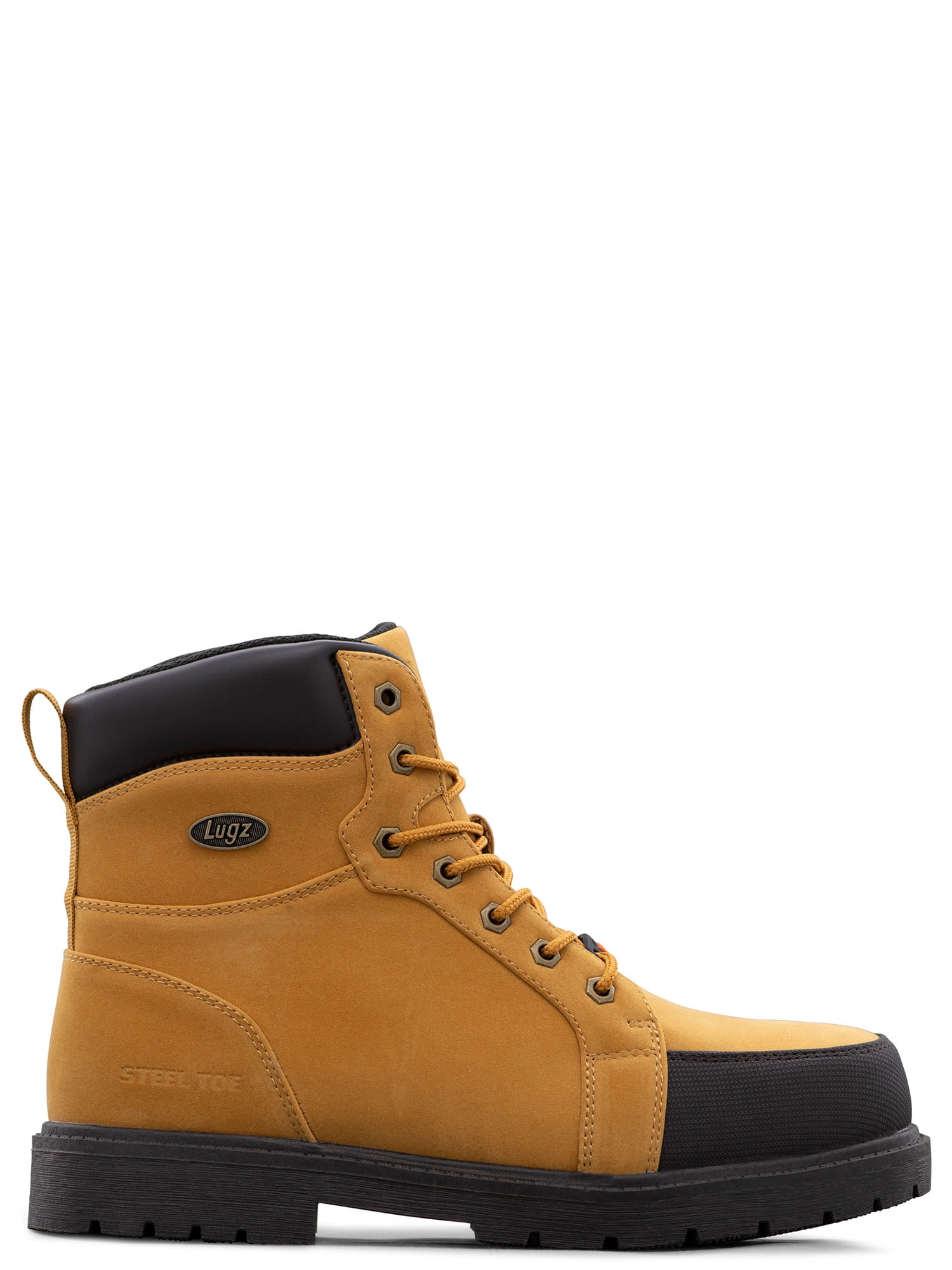 Lugz Work Men's Steel Toe Water Resistant Fortress Work Boots, Wide Available