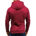thumbnail image 3 of Utoimkio Men's Casual Hoodies Pullover Sweatshirts for Men Long Sleeve Crewneck Sweatshirts Casual Loose Solid Pullover Blouse Tops for Men, 3 of 8