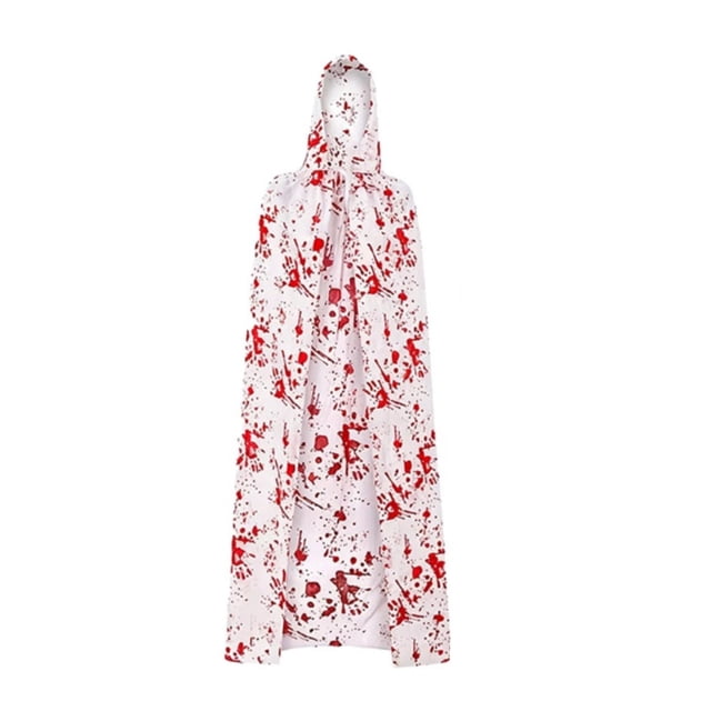 Capa con capucha de Halloween, disfraz de cosplay para fiestas y juegos de rol para hombres y mujeres. A