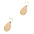 thumbnail image 3 of relayinert 1/2/3/5 Wood Key Chain Craft Blank Keyring Gift Personalized Pendant Hanging Outdoor Holder Handicraft Organizer Accessory Type 4 2PCS, 3 of 6