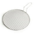 thumbnail image 1 of Lubelski Grille Ronde en Acier Inoxydable pour Barbecue, Filet de Rôtissage, Moule à Pâtisserie Antiadhésif avec Poignée, 1 of 9