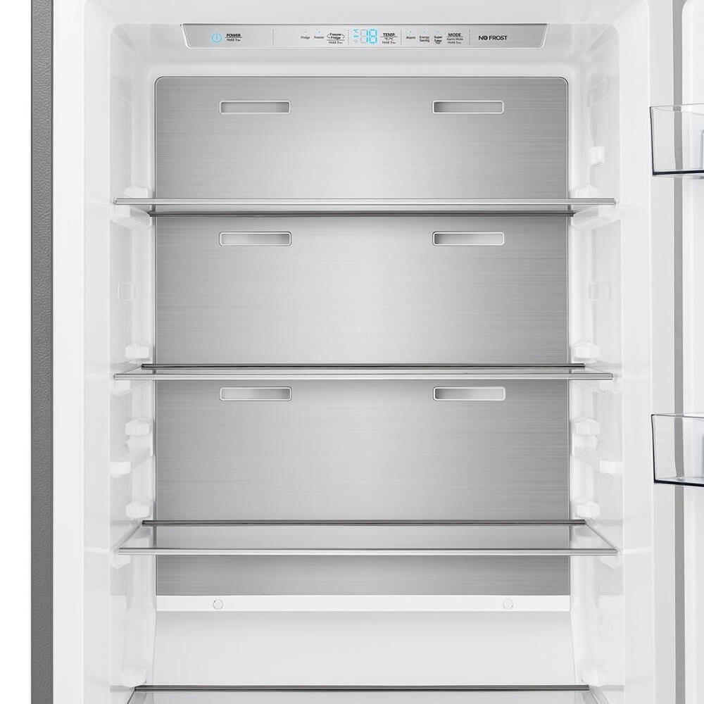 FORNO Maderno 28" Right Swing Convertible Freestanding Refrigerator/Freezer in Stainless Steel 13.6 cu.ft.