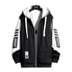 thumbnail image 5 of Abrigo con cremallera de empalme para hombre, chaqueta con capucha de moda informal, ropa de diseñador para hombre de gran tamaño, Top que combina con todo de alta calidad, 5XL, negro, 5 of 5