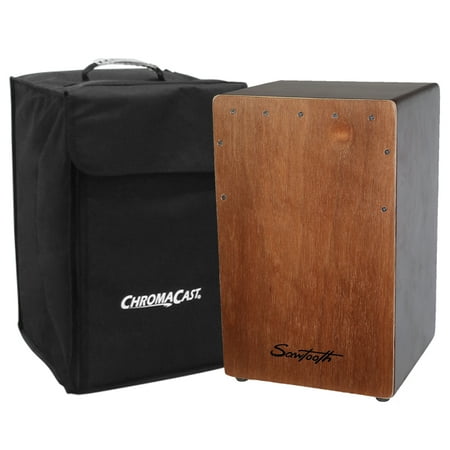 Sawtooth Cedar Wood String-Snare Cajon with Carry Bag
