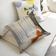 thumbnail image 5 of fox snowy forest birds linen toss pillowcase decoration pillowcase gifting preferred 18x18 inch cushion cover sofa pillowcase sofa bedroom living room car, 5 of 8