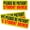 Yellow, variant on Safety Warnings Sticker - Student Drive Magnet New Drivers Sticker For Car Please Be Patient Student Drivers Reusable Magnetic Reflective Drivers Sticker Car Sticker Clearance