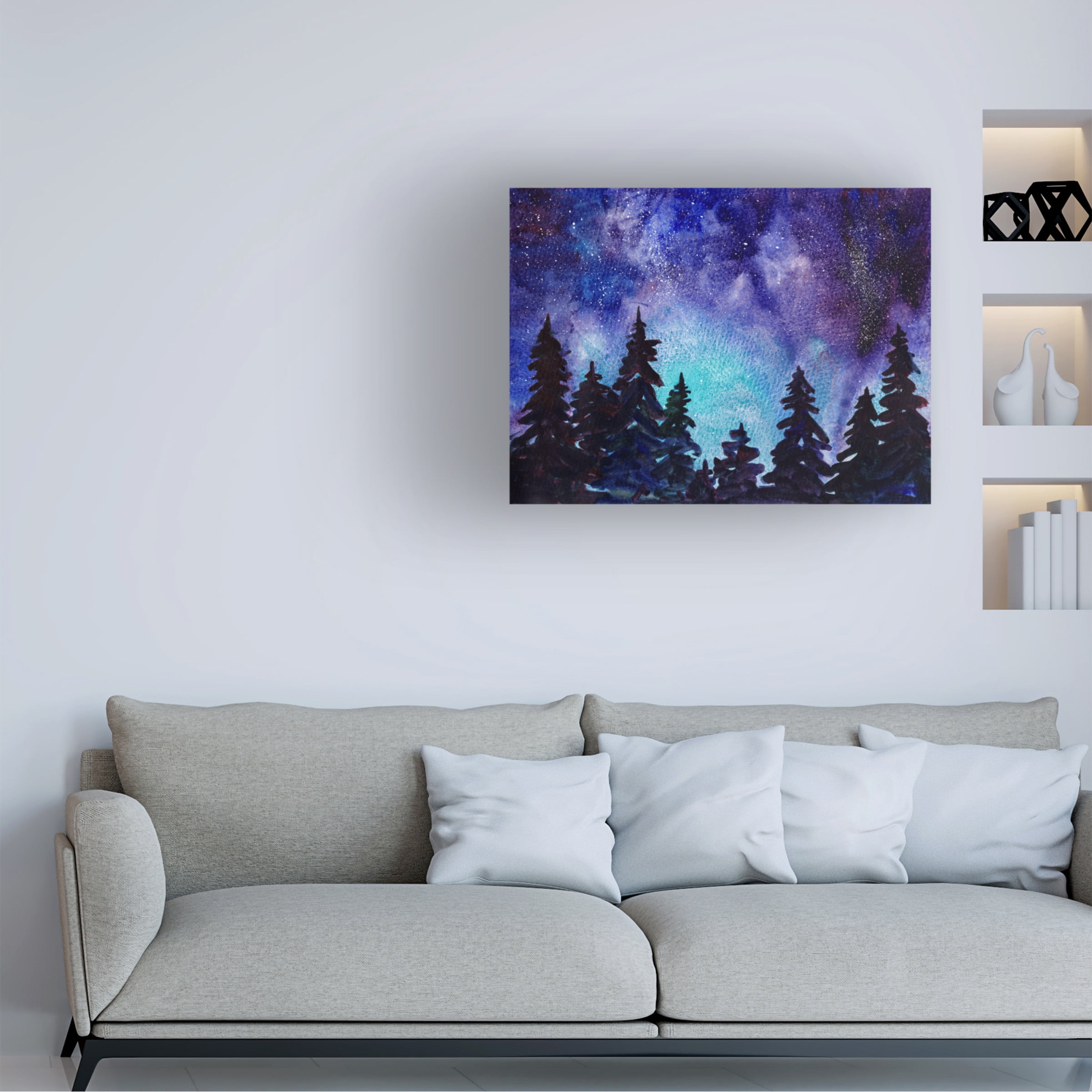 Paul McCreery 'Night Sky III' Canvas Art