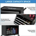 thumbnail image 6 of Aukfa Tool Box, 2 in 1 Steel Rolling Tool Chest & Cabinet On Wheels for Garage, 5-drawer, Black, 6 of 11