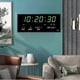 thumbnail image 1 of 2026 Luminous Digital Wall Clock Alarm Hourly Chiming Temperature Date Calendar Table Clock Electronic Led Clock Decoration With Plug, 1 of 3
