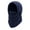 Navy, variant on Xfvqtps Unisex Full Face Mask Lamb Wool Solid Color Adjustable Drawstring Balaclava Outdoor Thickened Cycling Motorcycle Ski Warm Winter Hooded Hat Khaki