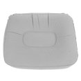 thumbnail image 4 of Inflatable Feet Rest Pillow Flocking PVC Foot Massage Stool Relax Cushion for Outdoor Travel (Grey), 4 of 7