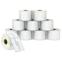 Compatible DYMO 30324 (2-1/8" x 2-3/4") Multipurpose Labels, Strong Adhesive & Perforated, Compatible with DYMO Labelwriter 450, 4XL, Rollo & Zebra Desktop Printers [10 Rolls/4000 Labels]