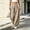 Khaki, variant on Gamivast Women's High Waisted Wide Leg Dress Pants Front Pleated Baggy Palazzo Trousers with Pockets Casual Elegant Business Work Slacks Loose Flowy Lounge Wear for Office Black XL