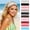 Pink, variant on CAIXIA Polka Dot Headbands for Women, Cute Polka Dot Hair Bands for Womens Hair Fashion Soft Stretchy Hair Hoops, Head Wraps to Cover Hairline Hide Roots, Retro Hair Accessories