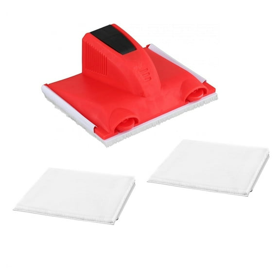 Paint Edger Trimmer Painting Brush with Paint Pad Scribble for Home, Touchup Jobs, Walls Corner, Can Connect Rod