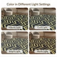 thumbnail image 7 of ODIKA Bold Stripe Motif Door Striped Border Vintage Herringbone Farmhouse Refined Pet Friendly & Kids Safe Bedside for Bedroom, Nursery, RV, 7 of 7
