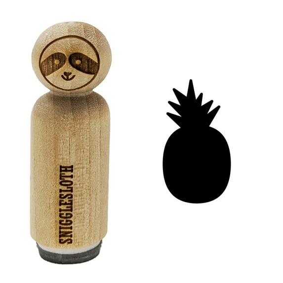Pineapple Fruit Solid Rubber Stamp for Scrapbooking Crafting Stamping - Mini 1/2 Inch