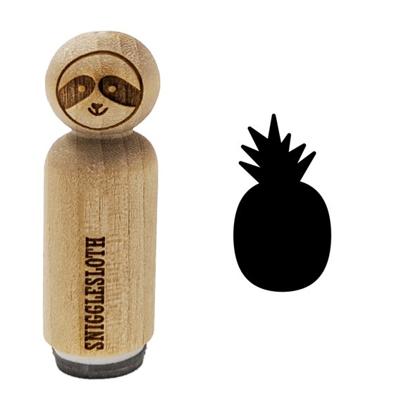 Pineapple Fruit Solid Rubber Stamp for Scrapbooking Crafting Stamping - Medium 1 Inch