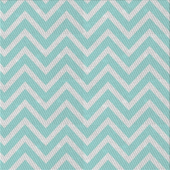 Ahgly Company Indoor Square Patterned Blue Novelty Area Rugs, 8' Square