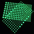 thumbnail image 1 of 2 Hojas de Pegatinas de Pared o Techo de Estrellas Cúpulas 3D que Brillan en la Oscuridad, Brillantes, para Ropa de Cama de Niños o Regalo de Cumpleaños, Hermosas Calcomanías de Pared y Decoraciones, 1 of 6