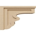 thumbnail image 3 of 7"W x 21"D x 14"H Classic Highland Rough Cedar Woodgrain TimberThane Corbel, Primed Tan, 3 of 6