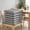Grey, variant on 6pcs Chair Cushions, Casual Soft Chair Cushions for Dining Chairs Set of 6 Tufted Indoor Chair Pads with Ties Soft Square Seat Cushions for Kitchen Courtyard