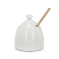 thumbnail image 1 of Set of 12 Beehive Honey Pot with Dauber, 1 of 1