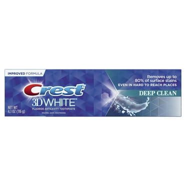 Crest 3D White, Whitening Toothpaste Deep Clean, 4.1 oz