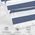 thumbnail image 4 of SKYSONIC 16"x28" Face Hand Towel Set, Blue White Stripe Cotton Washcloths, Quick-Dry Highly Absorbent Bath Towels 2 PCS for Bathroom Ktichen Travel SPA Gym, 4 of 7