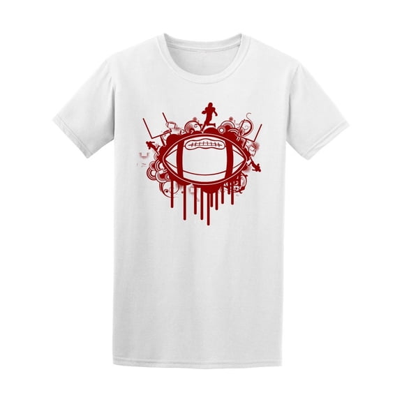 Grunge Football Design Tee Men's -Image by Shutterstock