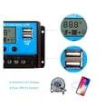 thumbnail image 4 of 20 Amp Intelligent Solar Charging Controller With LCD Display And USB Sockets, 12/24V Straight Lights ,Simple and Convenient to Set, 4 of 6
