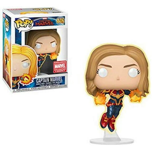 Funko POP! Marvel Captain Marvel Vinyl Bobble Head (Glow-in-the-Dark)