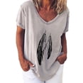 thumbnail image 1 of Camisetas de manga corta estampadas para mujer OAVQHLG3B Store  lin121212, 1 of 4