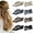 Color C, variant on HBlife 8 Pack French Flat Hair Claw Clips Matte & Glossy No-Slip Hair Claw Strong Hold Styling Barrettes for Women