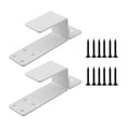thumbnail image 4 of 2x4 Door Barricade Brackets for Home Security - Sturdy Steel Design, 4 of 8