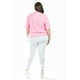 thumbnail image 3 of Blusa de lino con pedrería Roman Fashion /Tallas Extras, 5110 (Rosa) rosa 36, 3 of 6