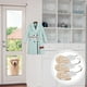 thumbnail image 4 of 3 ganchos adhesivos de pared de plástico de una sola punta para decoración del hogar, dormitorio y baño (color aleatorio), 4 of 8