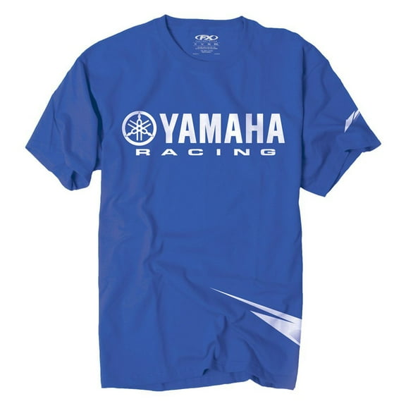Unisex-Child Yamaha Strobe Youth T-Shirt (Blue, Large)