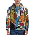 thumbnail image 2 of Lsque Scooby-Doo Pattern Casual Men's Hoodie,Hooded Sweatshirt with Kangaroo Pocket,Pullover Hoodie-X-Large, 2 of 8