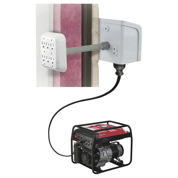 Corporation WKPBN30 Portable Generator Through-The-Wall PWR Transfer Kit, No Size, EMW3790037