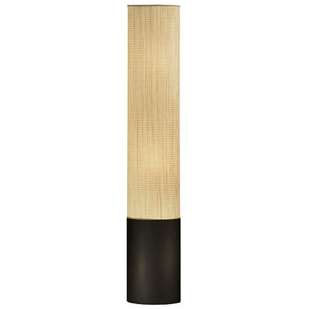 Bronze Floor Lamp W Natural Fiber Shade Com Bronze Floor Lamp W Natural Fiber Shade