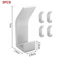 thumbnail image 4 of Gancho Para Bata Gancho De Pared Gancho Para Toallas Para Baño Gancho Para Abrigos Gancho A Prueba De Herrumbre Perchas Para Ropa Para Cocina Baño Scienceny TO005118-00, 4 of 7