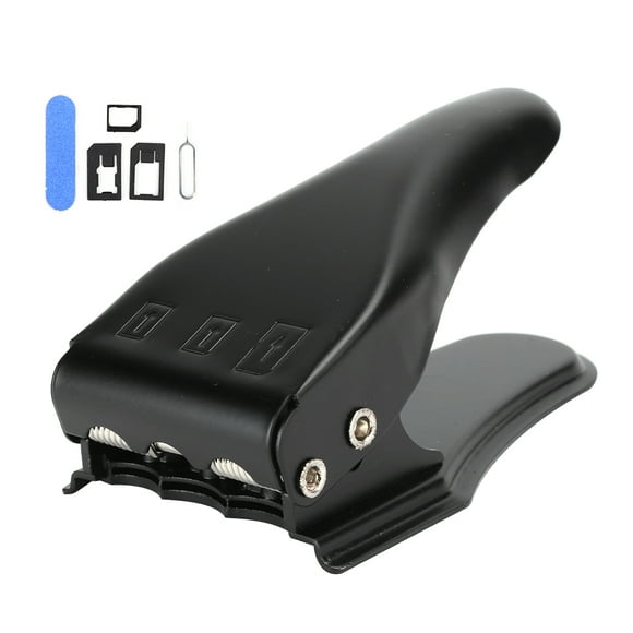 Peahefy SIM Card Knife,Phone SIM Card Cutter,Universal 3 in 1 Standard Micro Nanometer SIM Card Cutter 3 SIM Adapter 1 Sim Card Needle